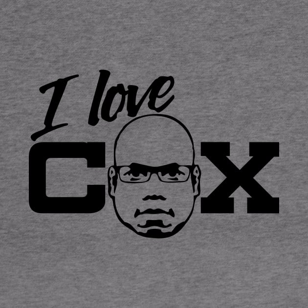 OH YES! OH YES! - Carl Cox Black Print by lldesigns